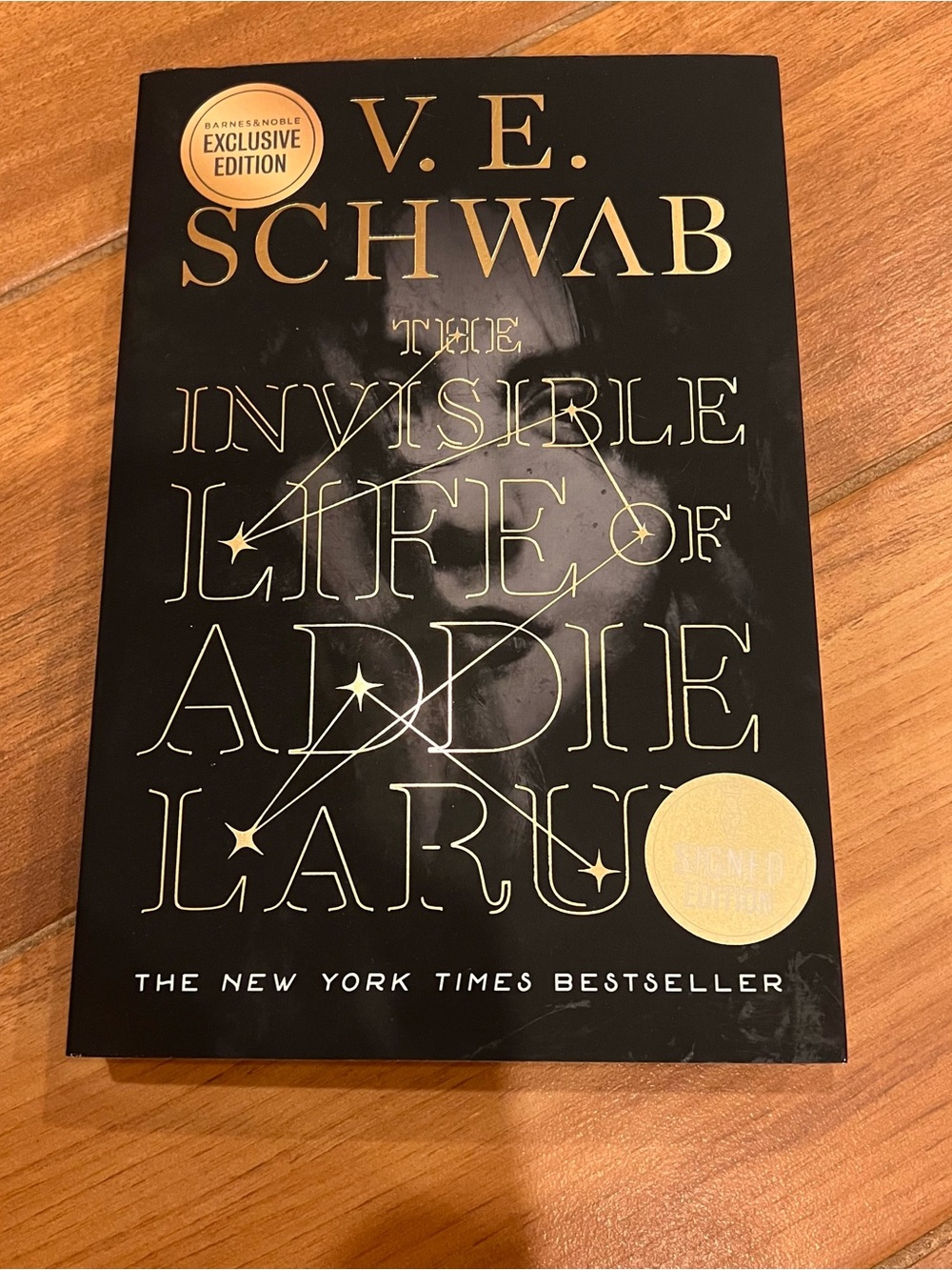 The Invisible Life of Addie Larue by V.E. Schwab Signed Copy Book - Brand New